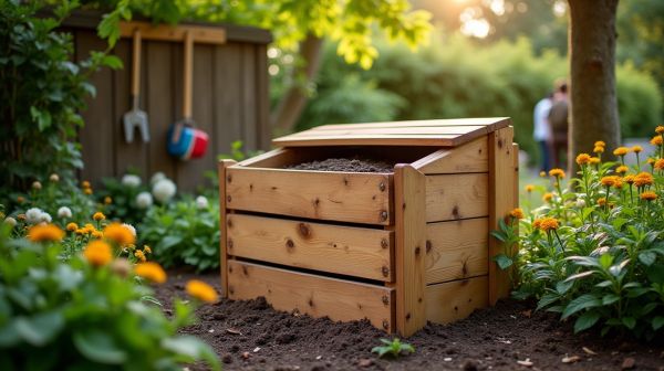 Comment choisir un composteur en bois adapté à votre jardin