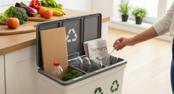 La poubelle de tri : un allié indispensable pour mieux recycler à la maison