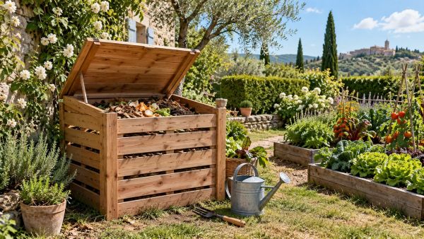 Top 5 composteurs en bois pour un jardin durable